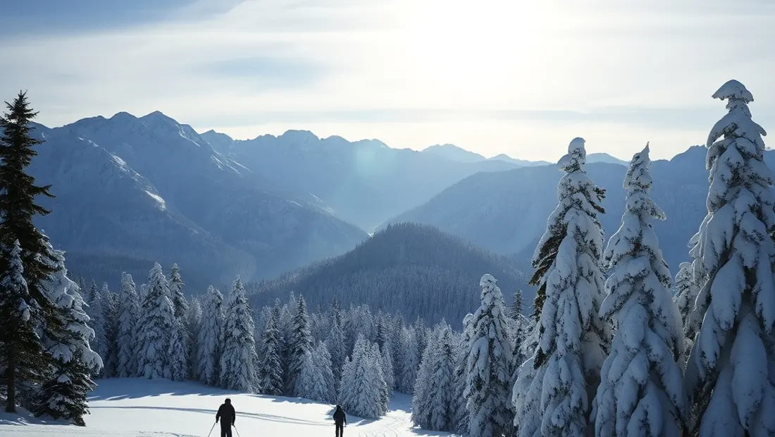 Skifahrer auf der Piste