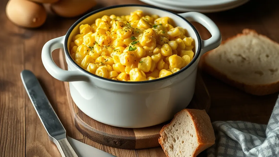 Polenta in einer Schüssel